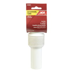 Ace 1-1/4 in. D X 9 in. L Plastic Extension Tube