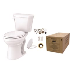Gerber Viper ADA Compliant 1.28 gal White Elongated Complete Toilet Kit