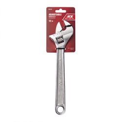 Ace Adjustable Wrench 12 in. L 1 pc