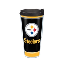 Tervis NFL 24 oz Pittsburgh Steelers Multicolored BPA Free Tumbler with Lid