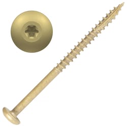 Screw Products AURA No. 8 X 2.5 in. L Star Coated Cabinet Screws 5 lb 540 pk
