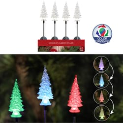 Alpine LED Assorted Holiday Christmas Tree Indoor Christmas Decor 35 in.