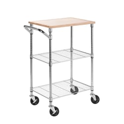 Honey-Can-Do 37-1/2 in. H X 28-1/2 in. W X 17-3/4 in. D Utility Cart