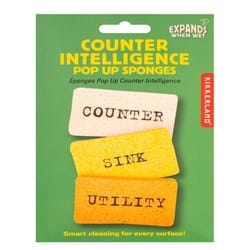 Kikkerland Medium Duty Sponge For All Purpose 4.75 in. L 1 pk
