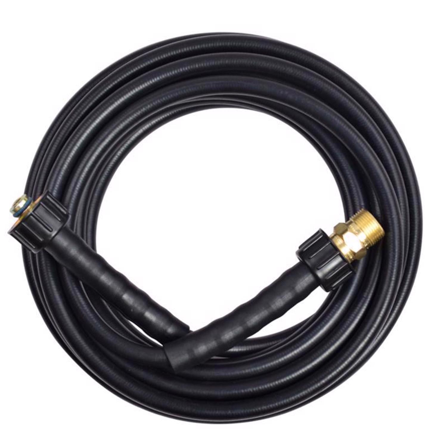 Twinkle Star 25FT Pressure Washer Hose With 3/8 Inch Quick Connect, High Tensile Wire Braided Power Washer Hose, 4000 PSI