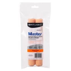 Bestt Liebco Master Woven Fabric 6-1/2 in. W X 1/4 in. Mini Paint Roller Cover 2 pk