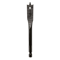 Century Drill & Tool Lazer Spade 1/2 in. X 4 in. L High Speed Steel Spade Bit Hex Shank 1 pc