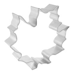 R&M International Corp Canada Maple Leaf 5 in. W X 5 in. L Cookie Cutter Silver 1 pc