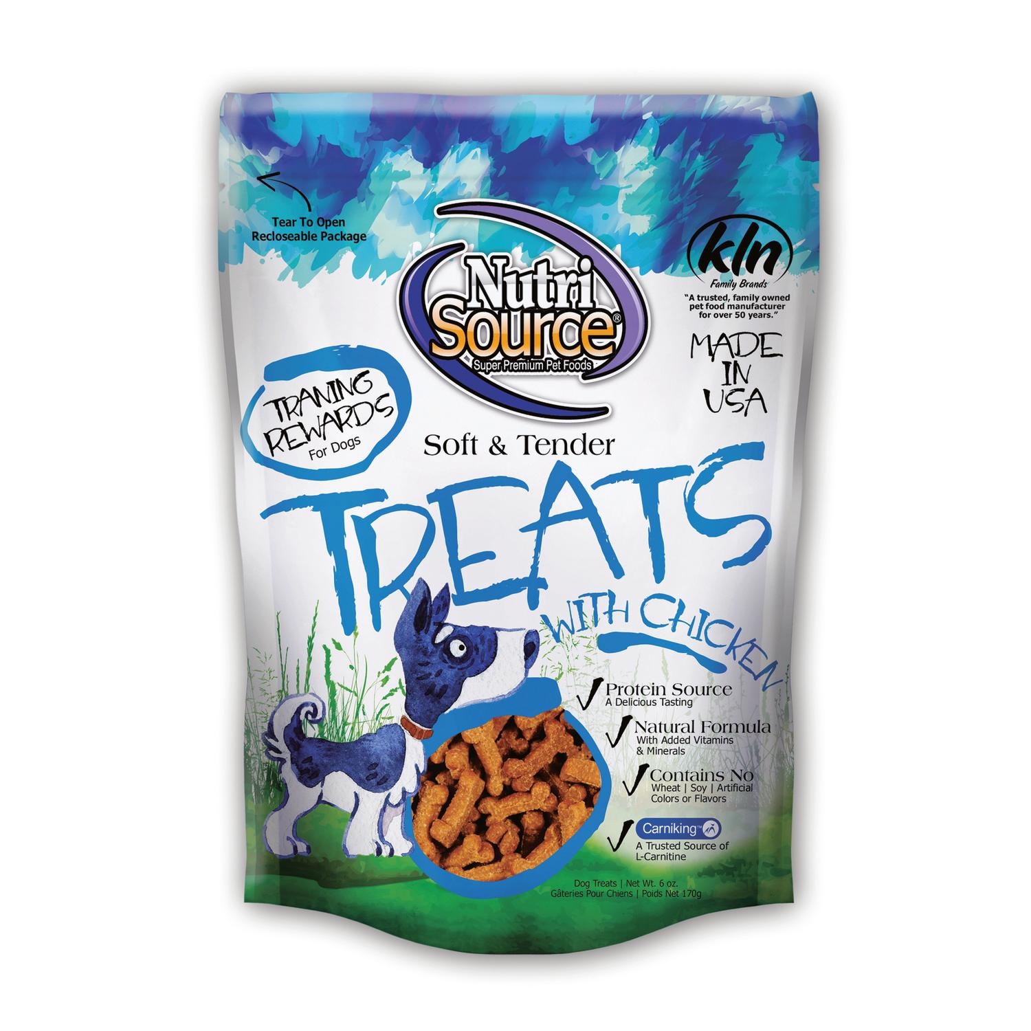 NutriSource Chicken Treats For Dogs 6 oz 1 pk - 009-925-03 - Decor  sku 009-925-03