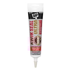 DAP Kwik Seal Ultra Biscuit Siliconized Acrylic Kitchen and Bath Sealant 5.5 oz