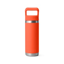 YETI Rambler 18 oz Papaya BPA Free Bottle with Straw Cap