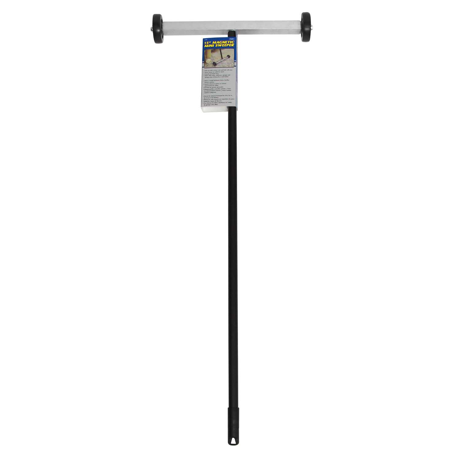 Master 41 in. Mini Sweeper Ceramic 30 lb. pull Black Ace Hardware