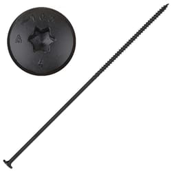 Screw Products NOVA #18 in. X 14 in. L Star Black Steel Lag Screw 1 pk