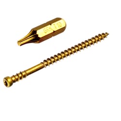 GRK Fasteners UberGrade No. 8 in. X 2-1/2 in. L Star Trim Head W-Cut Construction Screws