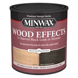Minwax Wood Effects Transparent Charred Black Water-Based Weathered Wood Accelerator 1 qt