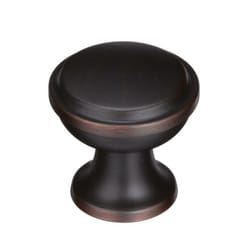 Amerock Westerly Collection Round Cabinet Knob 1-3/16 in. D 1-3/16 in. Oil Rubbed Bronze 1 pk