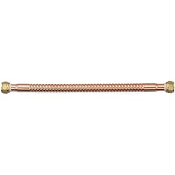 Homewerks 3/4 in. FIP each X 3/4 in. D FIP 18 in. Copper Water Heater Supply Line