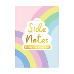 OOLY Side Notes Pastel Rainbows 6 in. W X 4.5 in. L Assorted Sticky Tab Note Pad Set 1 pad