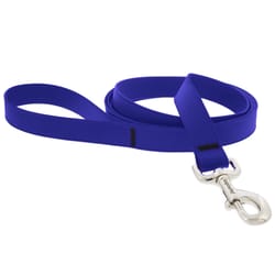 LupinePet Splash True Blue BioThane Dog Leash One Size Fits All