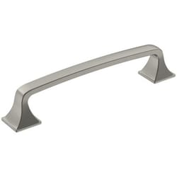 Amerock Ville Traditional Rectangle Cabinet Pull 5-1/16 in. Satin Nickel 1 pk