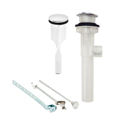 ClogFREE 1.25 in. Chrome Plastic Pop-Up Drain Kit