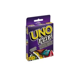 Mattel Uno Flip Card Game Paper/Plastic Multicolored