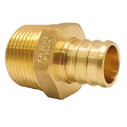 Apollo 3/4 in. PEX Barb in to X 3/4 in. D MPT Brass Adapter
