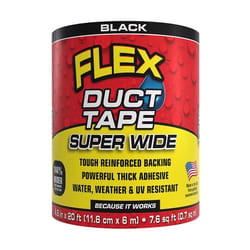 Flex Seal Family of Products Flex Super Wide Duct Tape 4.6 in. W X 20 ft. L Black Duct Tape