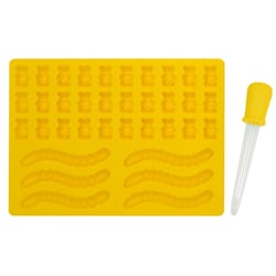 Harold Import Yellow Polypropylene Mold with Dropper Set