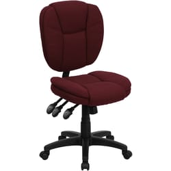 Flash Furniture Burgundy Fabric Office Chair