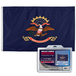 Valley Forge North Dakota State Flag 36 in. H X 60 in. W