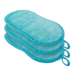 OGGI Non-Scratch Sponge For Kitchen and Bath 7 in. L 3 pk