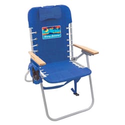 Marine City Aluminum Portable Folding Cushioned Boat Deck Beach Chair