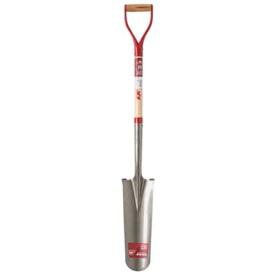 Ace Steel Blade Wood Handle 6 In W X 47 In L Drain Round Spade Ace Hardware