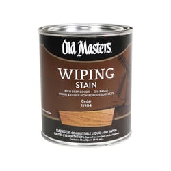 Old Masters Semi-Transparent Cedar Oil-Based Wiping Stain 1 qt