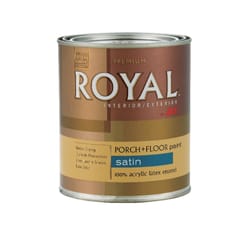 Ace  Royal  Satin  Slate Gray  Acrylic Latex  Porch & Patio Floor Paint  1 qt. 