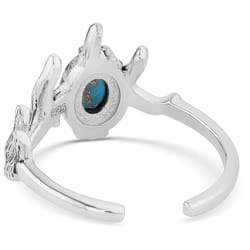 Montana Silversmiths Women's Kristi Titus Turquoise Haven Silver/Turquoise Ring One Size Fits Most