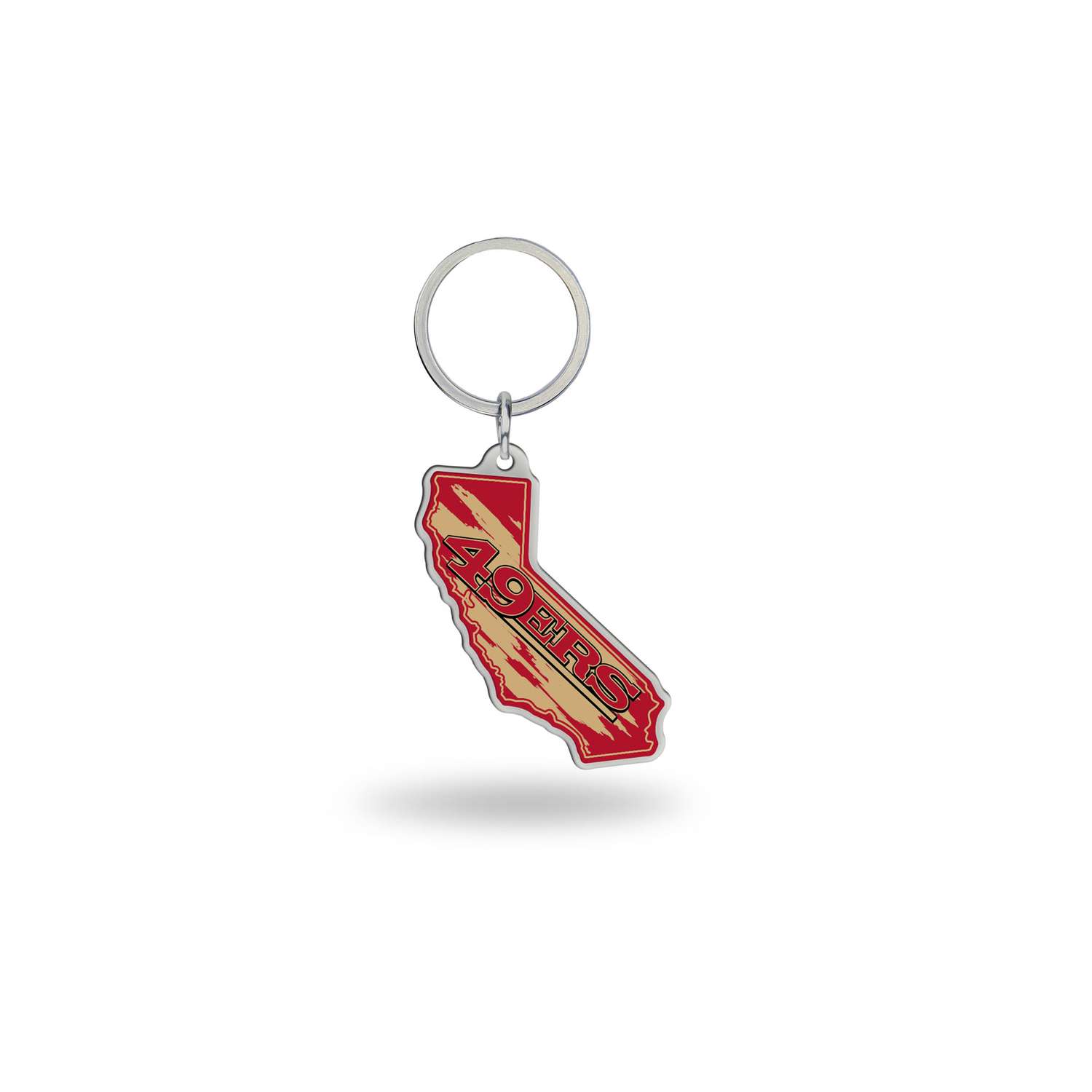 Rico NFL San Francisco 49ers State Shape Keychain 1 pc - Ace Hardware