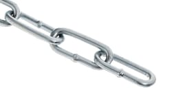 Baron #1 Single Loop Carbon Steel Chain 0.11 in. D X 125 ft. L