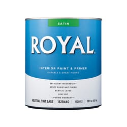 Royal Satin Tint Base Neutral Base Paint Interior 1 qt