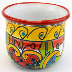 Avera Products Talavera 7 in. H X 7.5 in. D Ceramic Italian Planter Multicolored