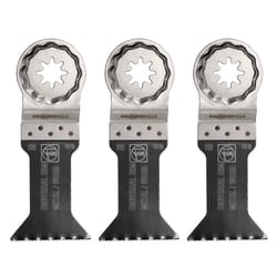 Fein StarlockPlus 1-3/4 in. X 1-3/4 in. L Bi-Metal E-Cut Universal Saw Blade 3 pk