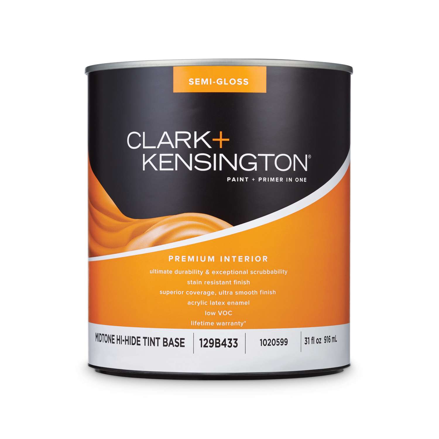 Clark+Kensington SemiGloss Tint Base Midtone HiHide Base Acrylic