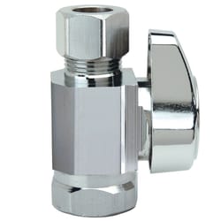 BrassCraft 3/8 in. FPT X 3/8 in. Compression outlets Brass Shut-Off Valve