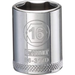 DEWALT 16 mm X 3/8 in. drive Metric 6 Point Socket