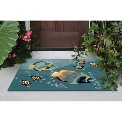 Liora Manne Frontporch 1.67 in. W X 2.5 in. L Multi-color Novelty Polyester Accent Rug