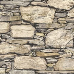 NuWallpaper 20-1/2 in. W X 18 ft. L Hadrian Stone Peel and Stick Wallpaper
