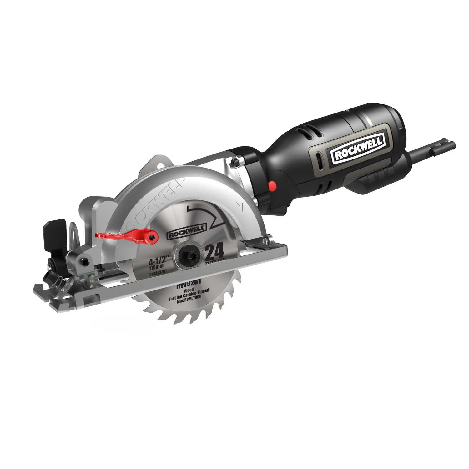 Rockwell 4-1/2 in. 5 amps Corded Compact Circular Saw 3500 rpm