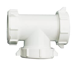 Plumb Pak 1-1/2 in. D Plastic 3-Way Coupling Tee