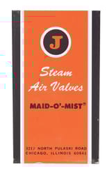 Jacobus Maid O' Mist Model #C 1/8 in. Straight Steam Vent